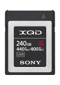 Sony Professional XQD G Series 240GB Memory Card (QD-G240F) - Picture 1 of 3
