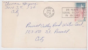 TurtlesTradingPost - Portland, OR 1959 - Social Security Slogan - Upside Down PM - Bild 1 von 1