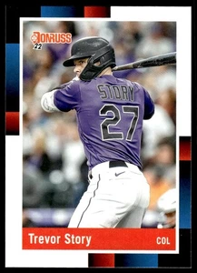 2021 Donruss Trevor Story Colorado Rockies #77 - Picture 1 of 2