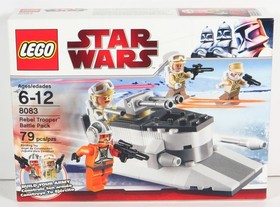 LEGO STAR WARS 8083 Rebel Trooper Battle Pack Hoth Officer Troopers Zev Senesca