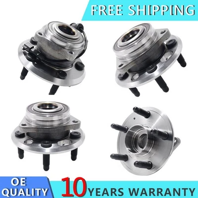 Juego de 4 bujes de cojinete de rueda delantera trasera para GMC Terrain Chevy Equinox 2010-2017 Foto 1 de 4