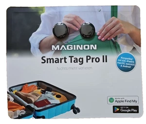 Maginon Smart Tag Pro II, für IOS und Android, 2er Set, Schwarz, neu&ovp - Bild 1 von 5