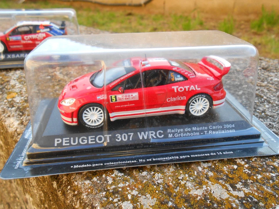 DIE CAST PEUGEOT 307 WRC RALLY M.CARLO 2004 M.GRONHOLM -T.RAUTIAINEN SCALA 143 - Immagine 1 di 1