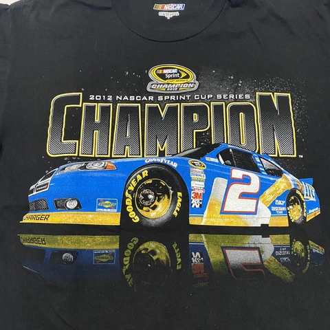 NASCAR Brad Keselowski 2012 Sprint Cup Champion Shirt Miller Lite Men’s Large Cover