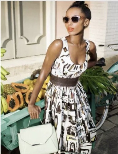 Abito cubano Kate Spade Havana adatto a svasatura 2 ottime condizioni