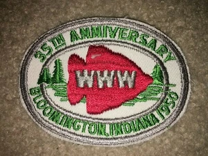 Boy Scout 1950 NOAC Indiana Order Freccia Conferenza Incontro Nazionale Repro Patch - Foto 1 di 1