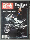 1984 August Cycle Guide Motorcycle Magazine Bmw Silver Bullet Motox Honda Gpz