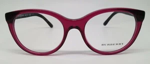 Burberry B 2176 Fuschia 3496 Purple Plastic Eyeglasses Frame 51-18-140 BE2176 - Picture 1 of 5