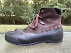 Sorel ANKENY Men’s Size 10 Brown Duck Snow Waterproof Boots NM2101-231