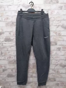 Nike Club Fleece Mens Track Bottoms Grey Size UK M - Picture 1 of 11