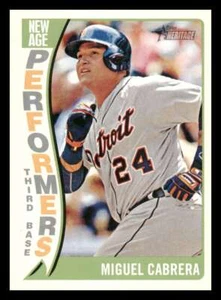 Miguel Cabrera 2014 Topps Heritage NEW AGE PERFORMERS #NAP-MC Detroit Tigers - Imagen 1 de 2