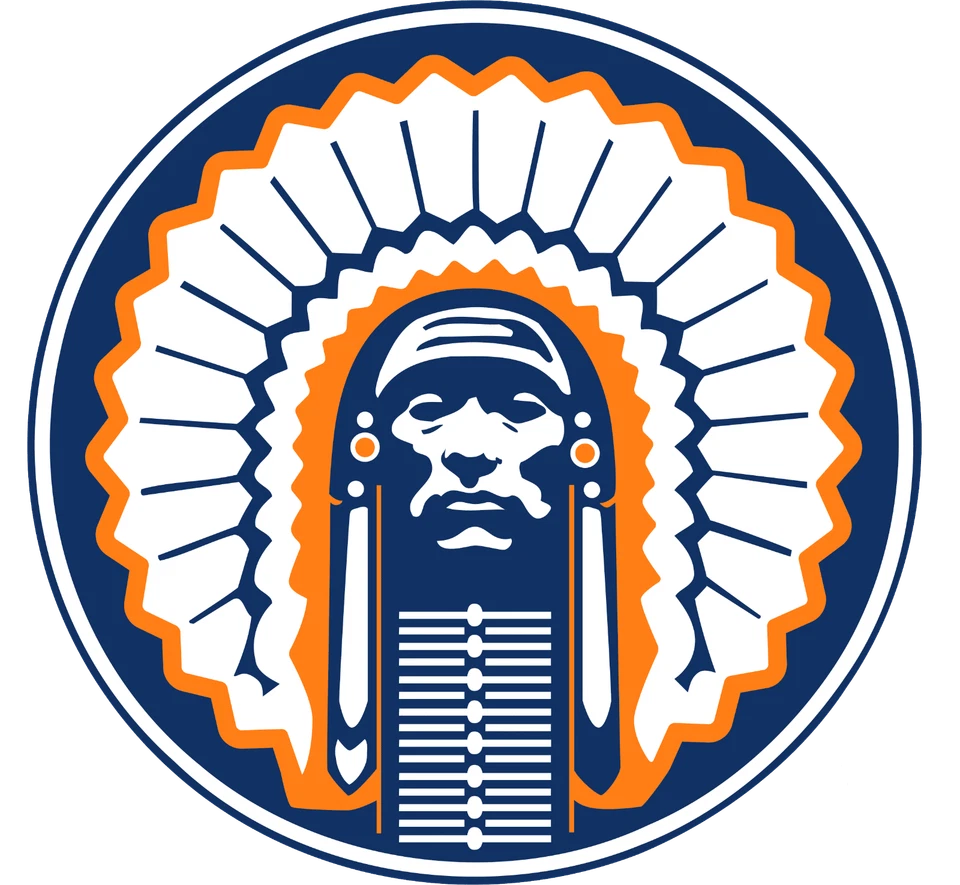 University Of Illinois Fighting Illini sticker logo NCAA weatherproof vinyl - Image 1 of 1