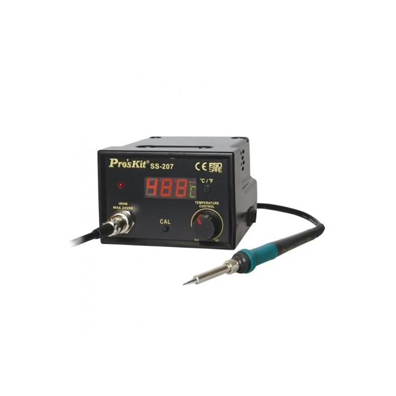 Pro'sKit SS-207EU Temperature Controlled Digital Soldering Station (AC 110V) - Image 1 of 4