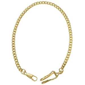 Retro Antique Vintage Watch Chain Gold Q5H3 - Picture 1 of 19