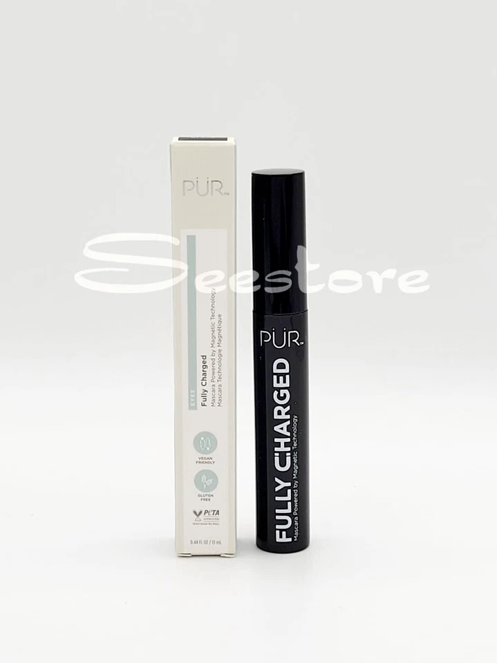 PUR Fully Charged Mascara Powered by Magnetic Technology Black 0.44 fl. oz NIB - Image 1 of 1