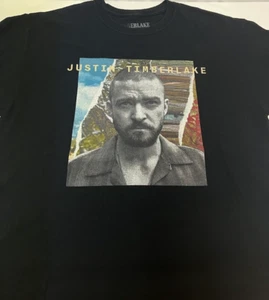 Justin Timberlake The Man Of The Woods Tour Black Graphic T-Shirt Men’s Sz Large - Picture 1 of 5