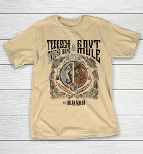 Tedeschi Trucks Band Tour 2025 Govt Pantolette sandfarbenes T-Shirt volle Größe S-5XL - Bild 1 von 3