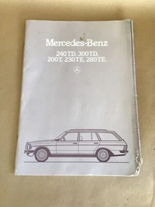 Mercedes Benz T Range UK Sales Brochure 1980’s 240TD 300TD 200T 230TE 280TE - Picture 1 of 6