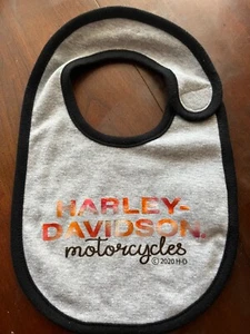 ⭐️ Harley Davidson Bib Baby Never Used 24 Months Baby New Without Tags - Picture 1 of 4