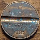 Mai 1978 Italie jeton Telefonico cadran rotatif téléphone jeton limace