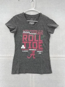 Alabama Crimson Tide Shirt Damen Small grau Kurzarm V-Ausschnitt Fanatics - Bild 1 von 7