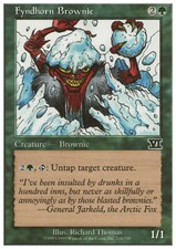 Magic the Gathering MTG Fyndhorn Brownie (231) Sixth Edition   LP
