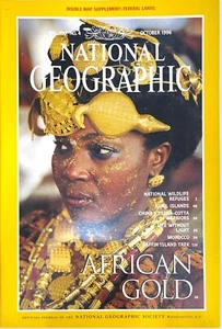 National Geographic Magazine - October 1996 African Gold Refuges Kurils China - Picture 1 of 2
