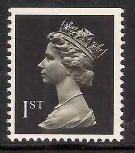 GB 1989- SG1447 1. Brownish Black Foto. phosphoriertes Papier Imperf Rand(n) MNH - Bild 1 von 1