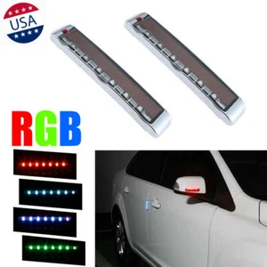 Solar Car Door Edge Guard Anti-collision Anti-static LEDs Strobe Warning Lights - Picture 1 of 7