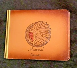 Montreal Canada Indian Valhyde Money Holder - Picture 1 of 3