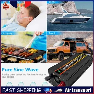 DC 12V To AC 220V Car Inverter EU Plug Intelligent Power Inverter (3000W) - Bild 1 von 11