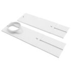  White Pvc Air Conditioning Window Accessories Adjustable Vent Kit