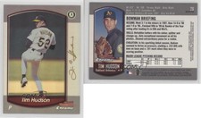 2000 Bowman Chrome Refractor Tim Hudson #28