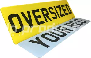 More details for oversize number plate 21 x 6 rear range rover evoque sport fast &amp; free delivery