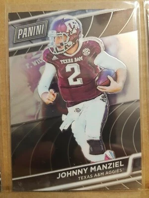 Johnny Manziel 2016 2015 2014 National Topps Bowman Prestige RC Texas A&M Browns - Image 1 of 4
