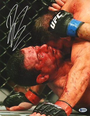 Ryan Bader Signed UFC 11x14 Photo BAS Beckett COA Fight Night 33 Picture Auto 2 - Image 1 of 4