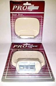 METAL Bathroom wall mount SOAP Dish 4 PACK Cream colour Incl easy fix mountings - Picture 1 of 5