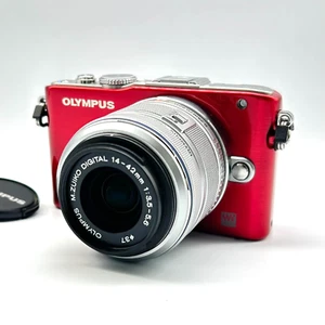 OLYMPUS PEN Lite E-PL3 14-42mm F3.5-5.6 Mirrorless Camera From Japan - Picture 1 of 10