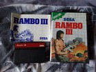 Rambo III / 3 Sega Master System Game, Boxed With Manual