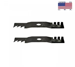 2 LAME PER PACCIAMATURA TAGLIAERBA PER CUB CADET MTD 742-05510-X TAGLIO 46" ADATTE PER MANDRINO S - Foto 1 di 1