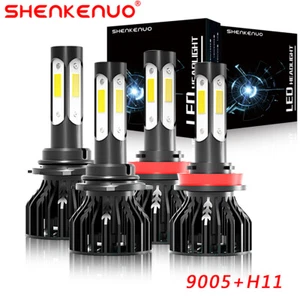 For Chevy Silverado 1500 2500HD 3500 2007-2015 5000K LED Headlights White Bright - Picture 1 of 12