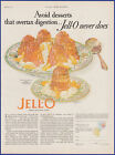 Vintage 1927 Jell-O Food Dessert Kitchen Art Décor 20'S Print Ad