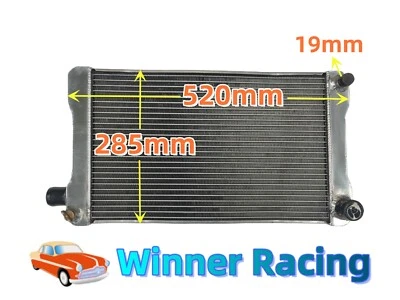Fit MG Midget (1600 CC) 1500 1.5L MT 1974-1979 Aluminum radiator Better Cooling - Image 1 of 4