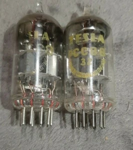 PCC88 Tesla 7DJ8 Tube 2 pieces - Picture 1 of 1