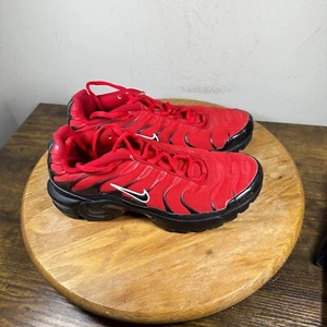 Nike Air Max Plus University Red Black Womens Size 6.5 Shoe Sneakers CI5649-600 - Picture 1 of 8