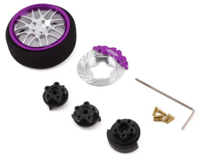Yeah Racing Type B Aluminum Transmitter Steering Wheel Set (Purple) - Image 1 of 2