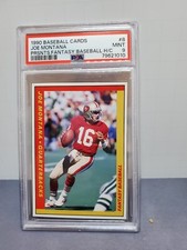 1990 Baseball Cards Presents Fantasy Baseball Magazine Joe Montana  #8