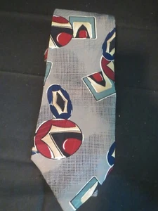Stuart Hughes Vintage Art Deco Silk Tie #2650 - Picture 1 of 7