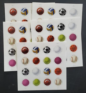 US Stamp Scott #5203-10 Ball Sports 5 Sheets of 16 (80pc) - Picture 1 of 3