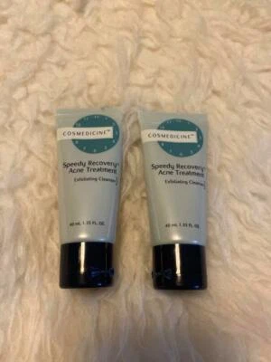 2 X Cosmedicine Speedy Recovery Acne Treatment Exfoliating Cleanser Face Wash  - Image 1 of 3